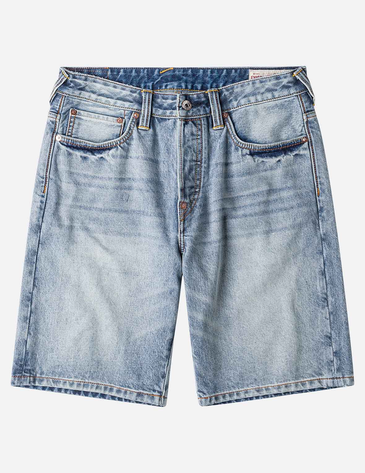 Daicock Spray Dye Denim Shorts